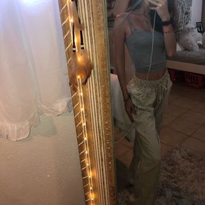 Beige flowy pants